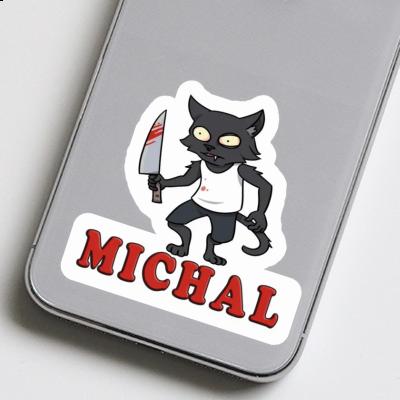 Sticker Michal Psycho Cat Gift package Image