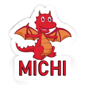 Michi Aufkleber Drache Image