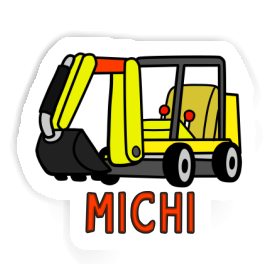 Mini-Excavator Sticker Michi Image