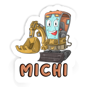 Michi Sticker Excavator Image