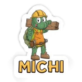 Construction worker Sticker Michi Image
