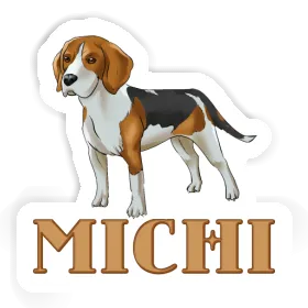 Michi Sticker Beagle Image