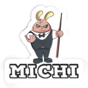 Sticker Billiard Player Michi Image