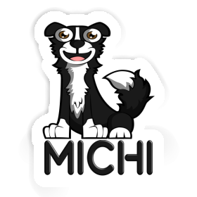 Autocollant Border Collie Michi Image