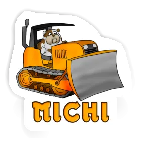 Sticker Bulldozer Michi Image