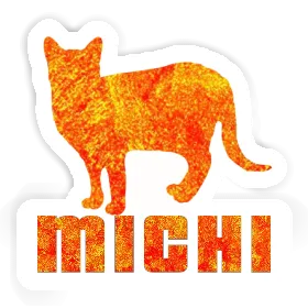 Michi Sticker Cat Image