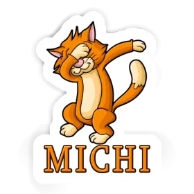 Sticker Michi Dabbing Cat Image