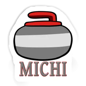 Autocollant Michi Pierre de curling Image
