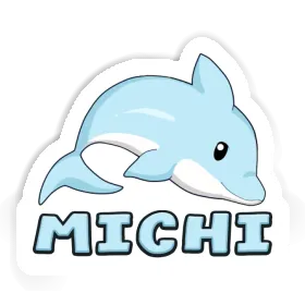 Michi Sticker Dolphin Image