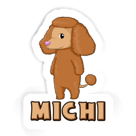 Michi Autocollant Caniche Image