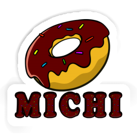 Autocollant Michi Donut Image