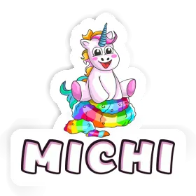 Michi Sticker Baby Unicorn Image