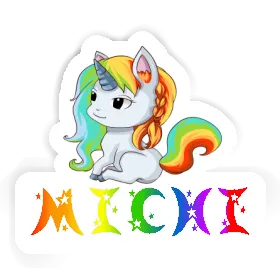 Michi Sticker Unicorn Image