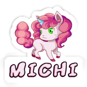 Sticker Unicorn Michi Image