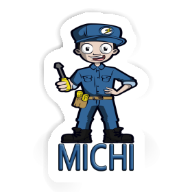 Michi Sticker Electrician Image