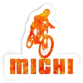 Freeride Biker Sticker Michi Image