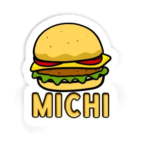 Sticker Michi Cheeseburger Image