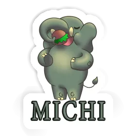 Elephant Sticker Michi Image