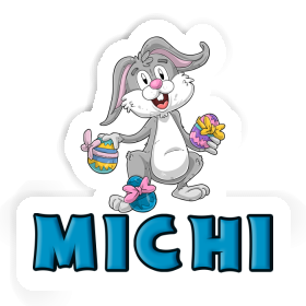 Michi Sticker Easter Bunny Image