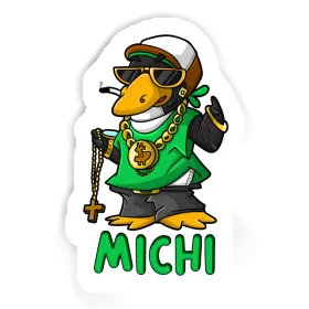 Sticker Michi Hip-Hop Penguin Image