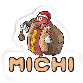 Hot Dog Sticker Michi Image