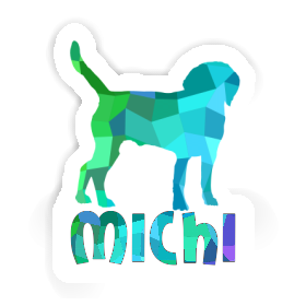 Aufkleber Michi Hund Image