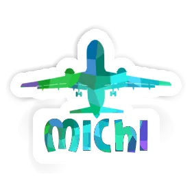 Aufkleber Jumbo-Jet Michi Image
