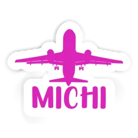 Aufkleber Michi Jumbo-Jet Image