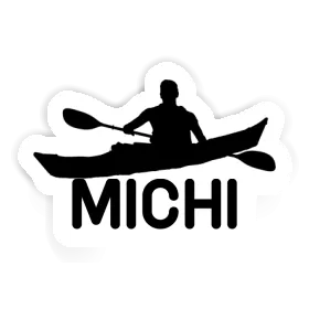 Kayaker Sticker Michi Image