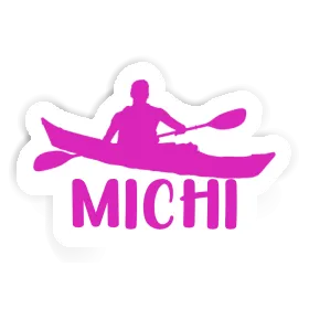 Sticker Kayaker Michi Image