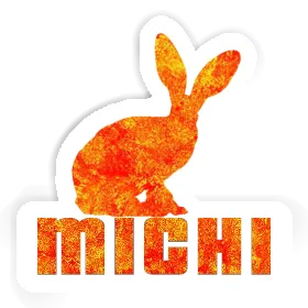 Rabbit Sticker Michi Image