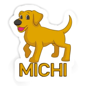 Autocollant Chien Michi Image
