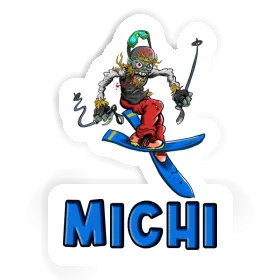 Skier Sticker Michi Image
