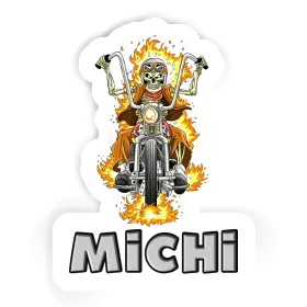 Sticker Michi Motorradfahrer Image