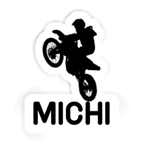 Sticker Michi Motocross Rider Image