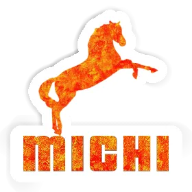 Michi Sticker Horse Image