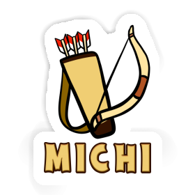 Michi Sticker Pfeilbogen Image