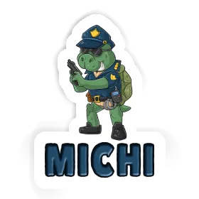 Sticker Police Officer Michi Image