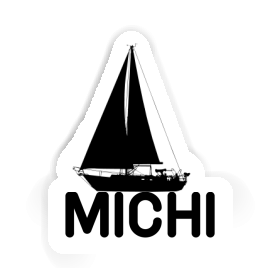 Sticker Sailboat Michi Image