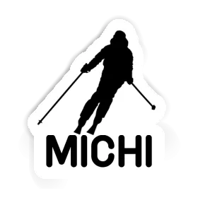 Sticker Michi Skier Image