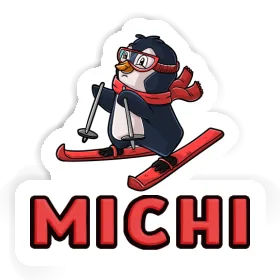 Skier Sticker Michi Image