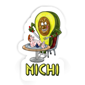 Michi Autocollant Avocat Image