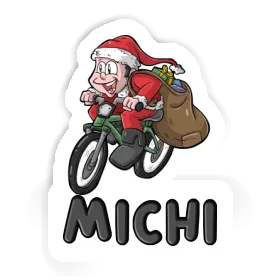 Sticker Michi Cyclist Image