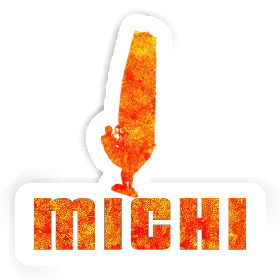 Michi Sticker Windsurfer Image