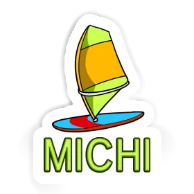Sticker Windsurf Board Michi Image