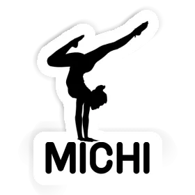 Yoga Woman Sticker Michi Image