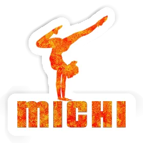Sticker Michi Yoga Woman Image