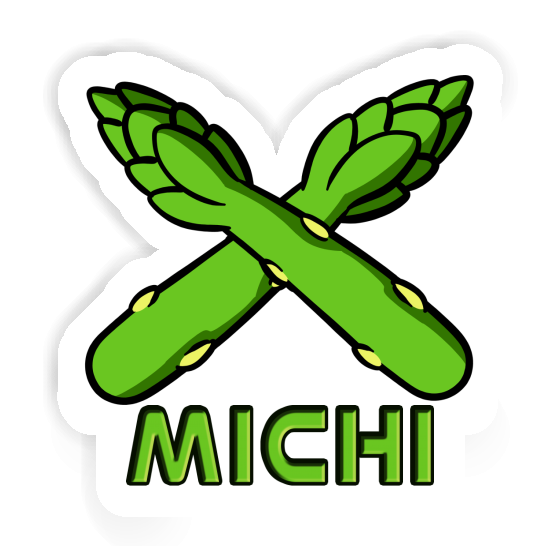 Aufkleber Spargel Michi Laptop Image