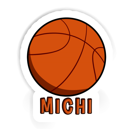 Sticker Basketball Ball Michi Image