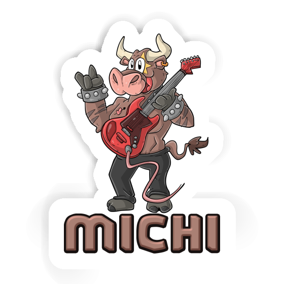 Guitarist Sticker Michi Notebook Image